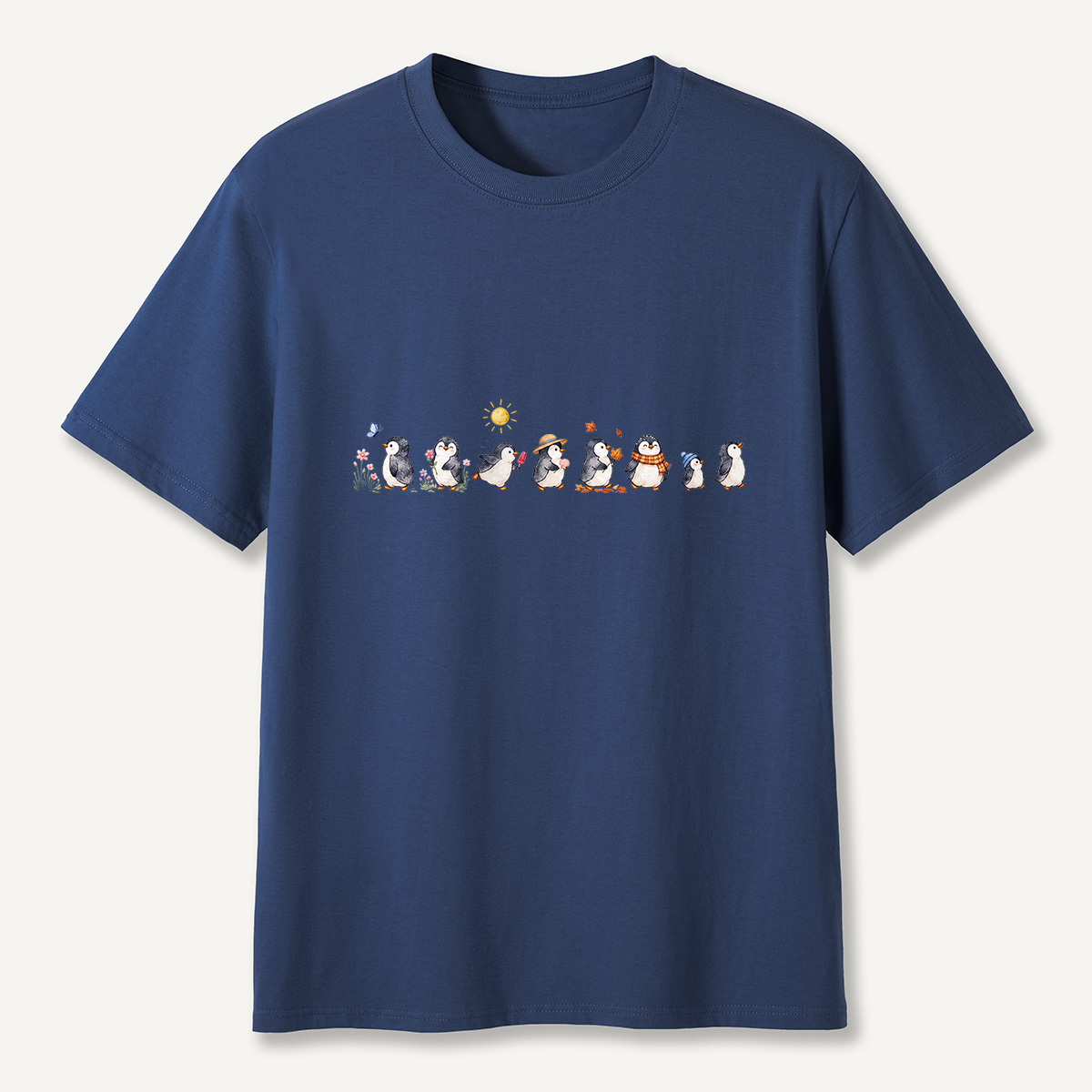 MDCTBYWY26072304 Seasonal Support Penguins T-Shirt