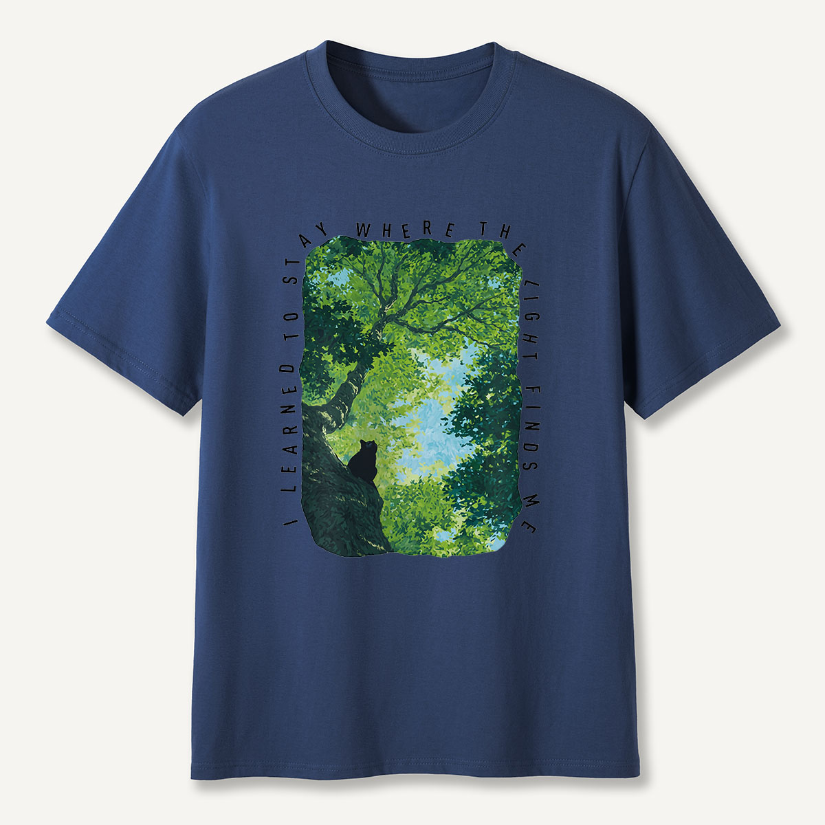 MDCTBYWY26072402 Where the Light Finds Me T-Shirt
