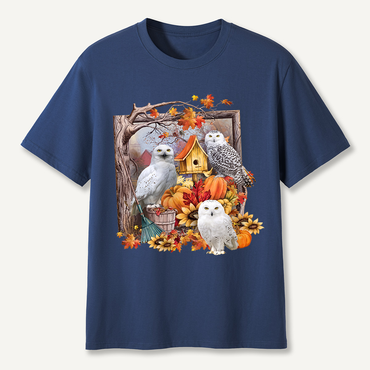 Autumn Snowy Owls T-Shirt