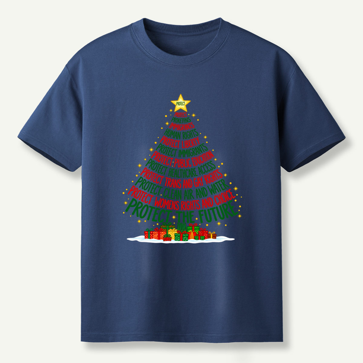 Protect The Future Christmas Tree T-Shirt