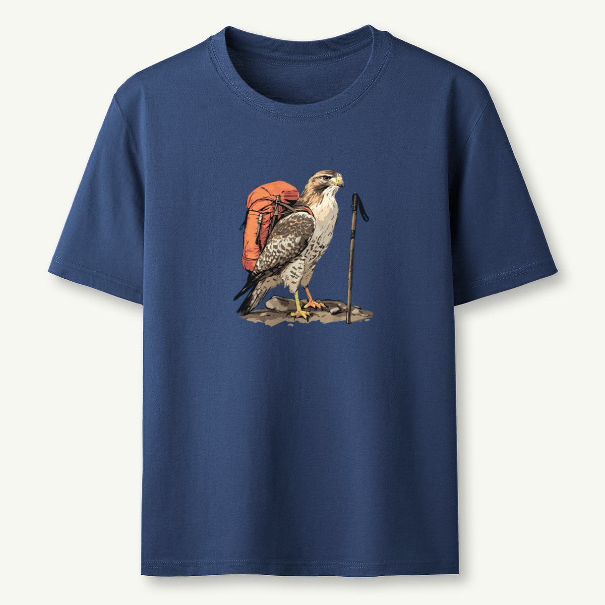 Alaskan Red-tailed Hawk Backpacker T-Shirt