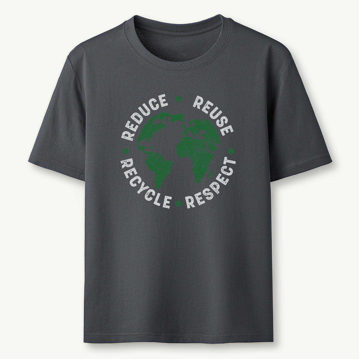 Reduce Reuse Recycle Respect Vintage Recycling Earth Day Essential T-Shirt