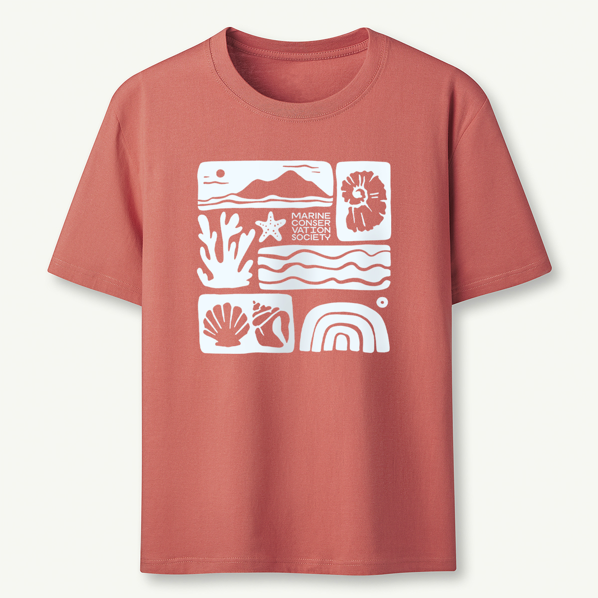 Marine Conservation Society Minimalist Ocean T‑Shirt