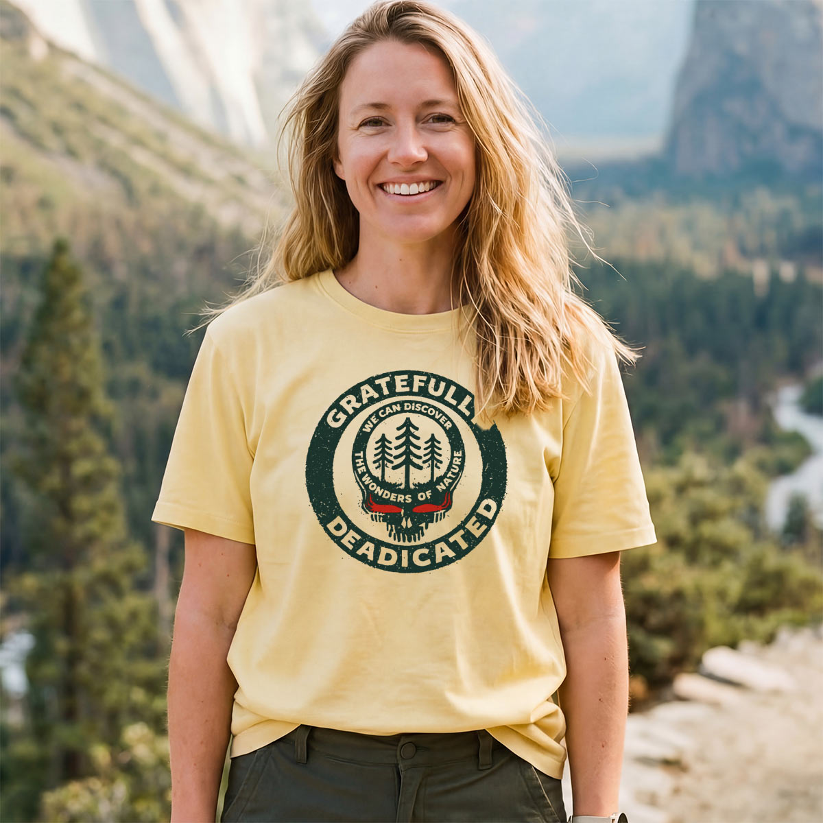 Gratefully Deadicated Stealie Grateful Dead Lightning Tree T-Shirt