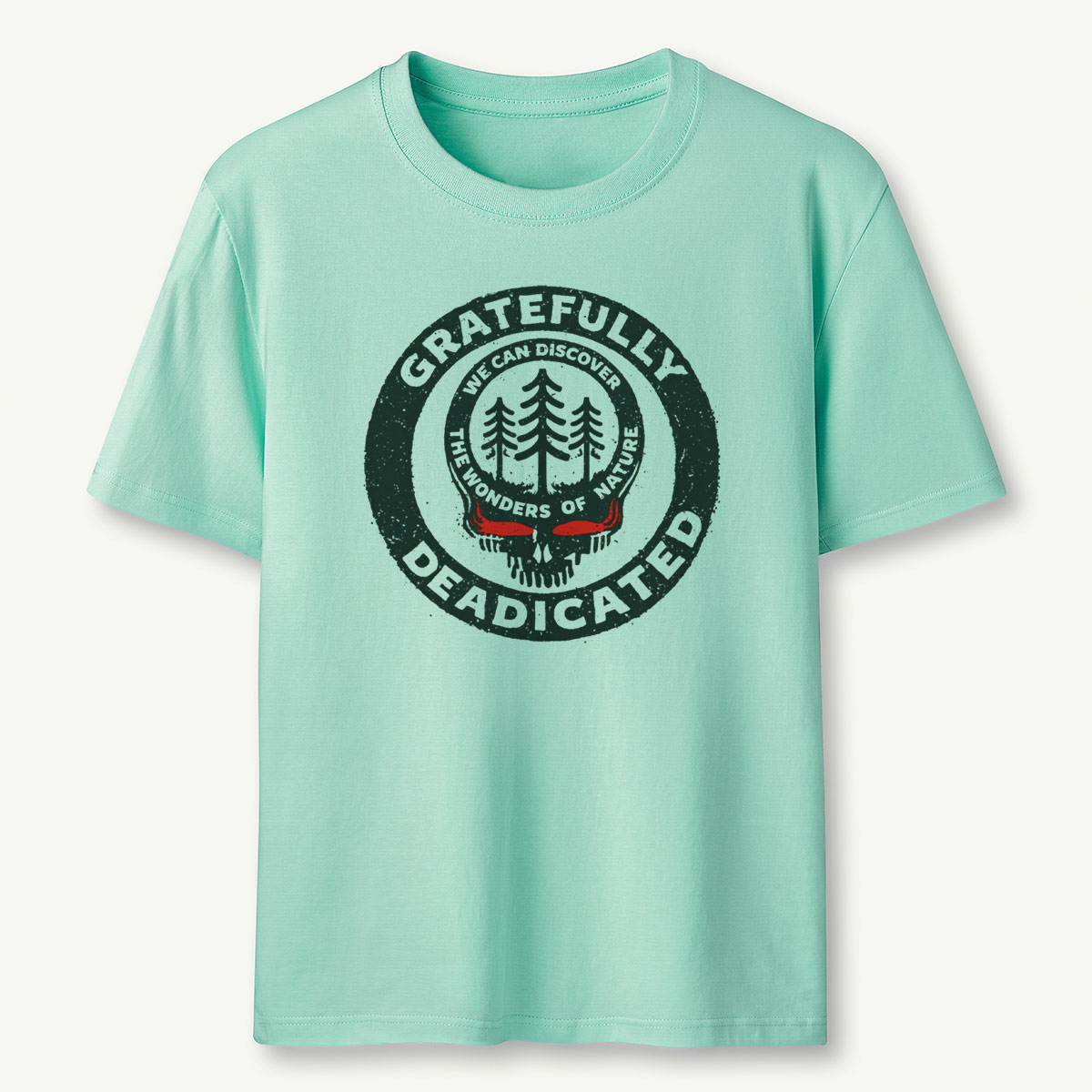 Gratefully Deadicated Stealie Grateful Dead Lightning Tree T-Shirt