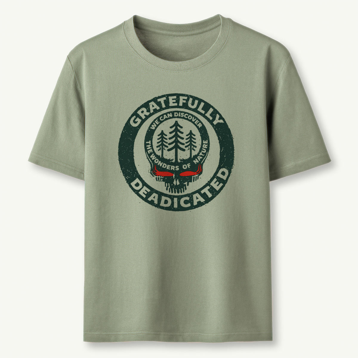 Gratefully Deadicated Stealie Grateful Dead Lightning Tree T-Shirt