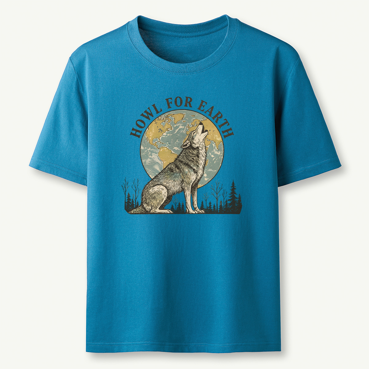Howl for Earth Wolf T‑Shirt
