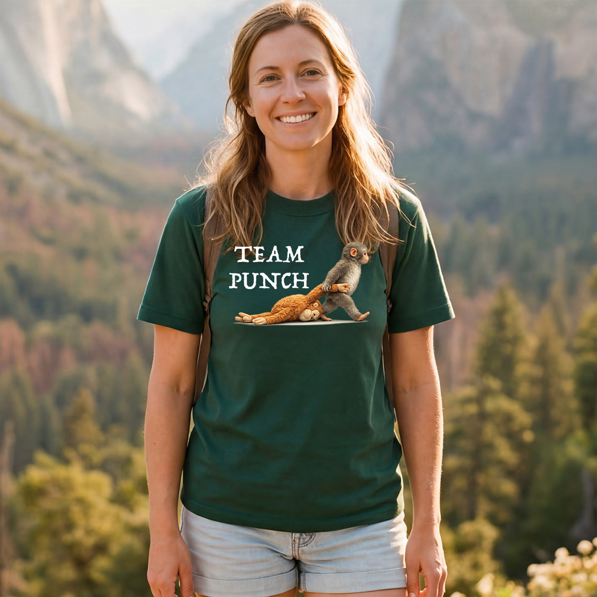 Team Punch Baby Monkey Punch T-Shirt