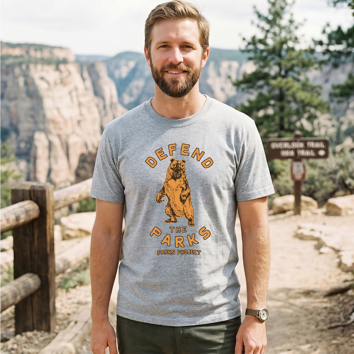 Defend the Parks Bear T-Shirt