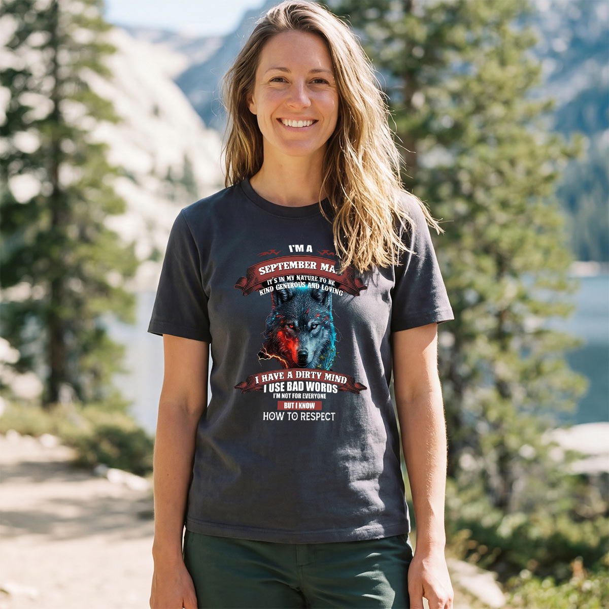  Lone Wolf Attitude T‑Shirt 