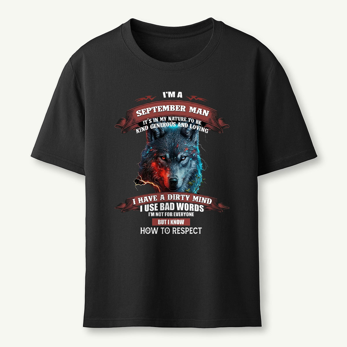  Lone Wolf Attitude T‑Shirt 