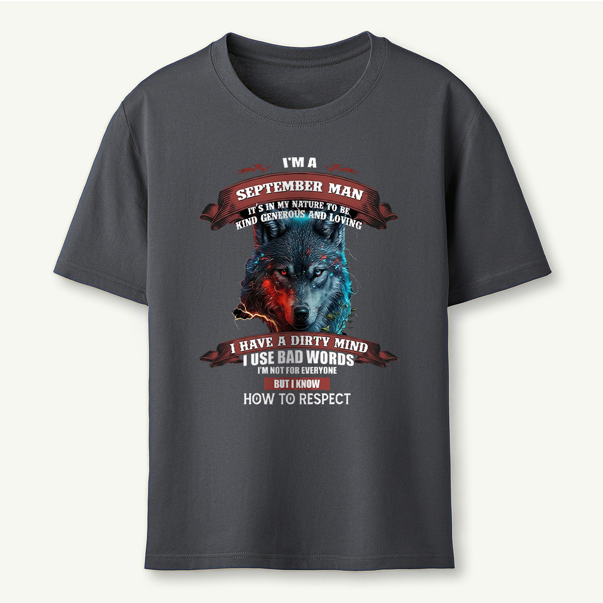  Lone Wolf Attitude T‑Shirt 