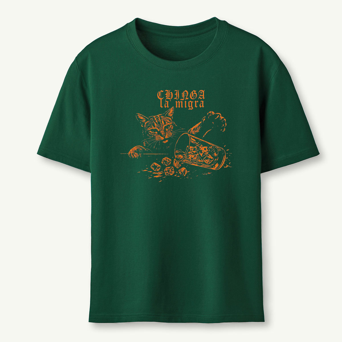 Chinga la migra Cat anti-ICE T-shirt