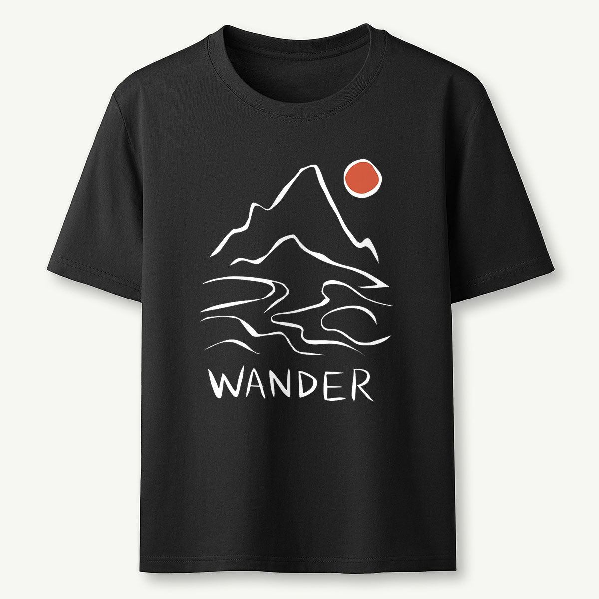 Minimalist Adventure Nature Wander Mountain T‑Shirt