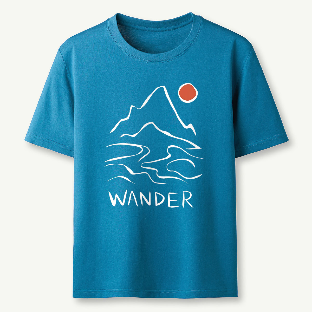 Minimalist Adventure Nature Wander Mountain T‑Shirt