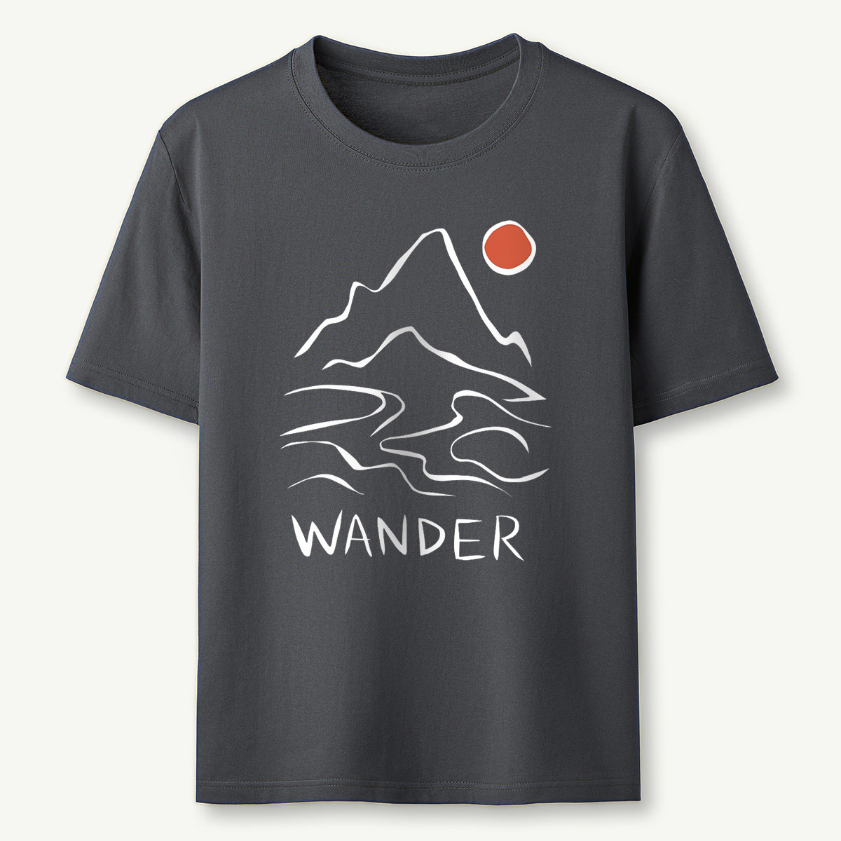 Minimalist Adventure Nature Wander Mountain T‑Shirt