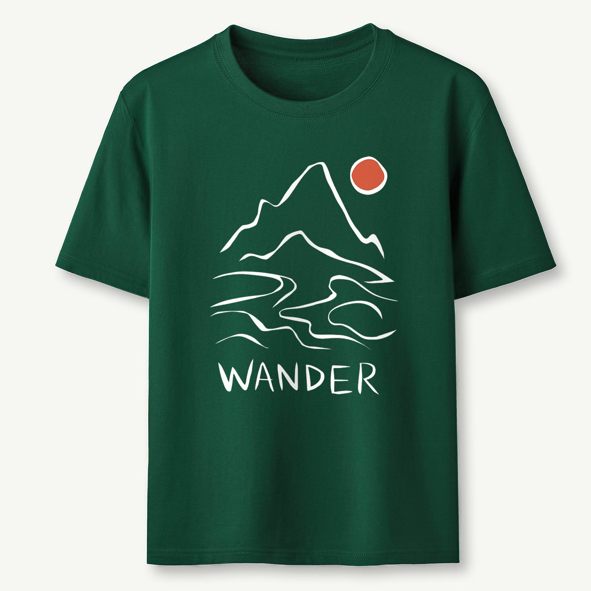 Minimalist Adventure Nature Wander Mountain T‑Shirt