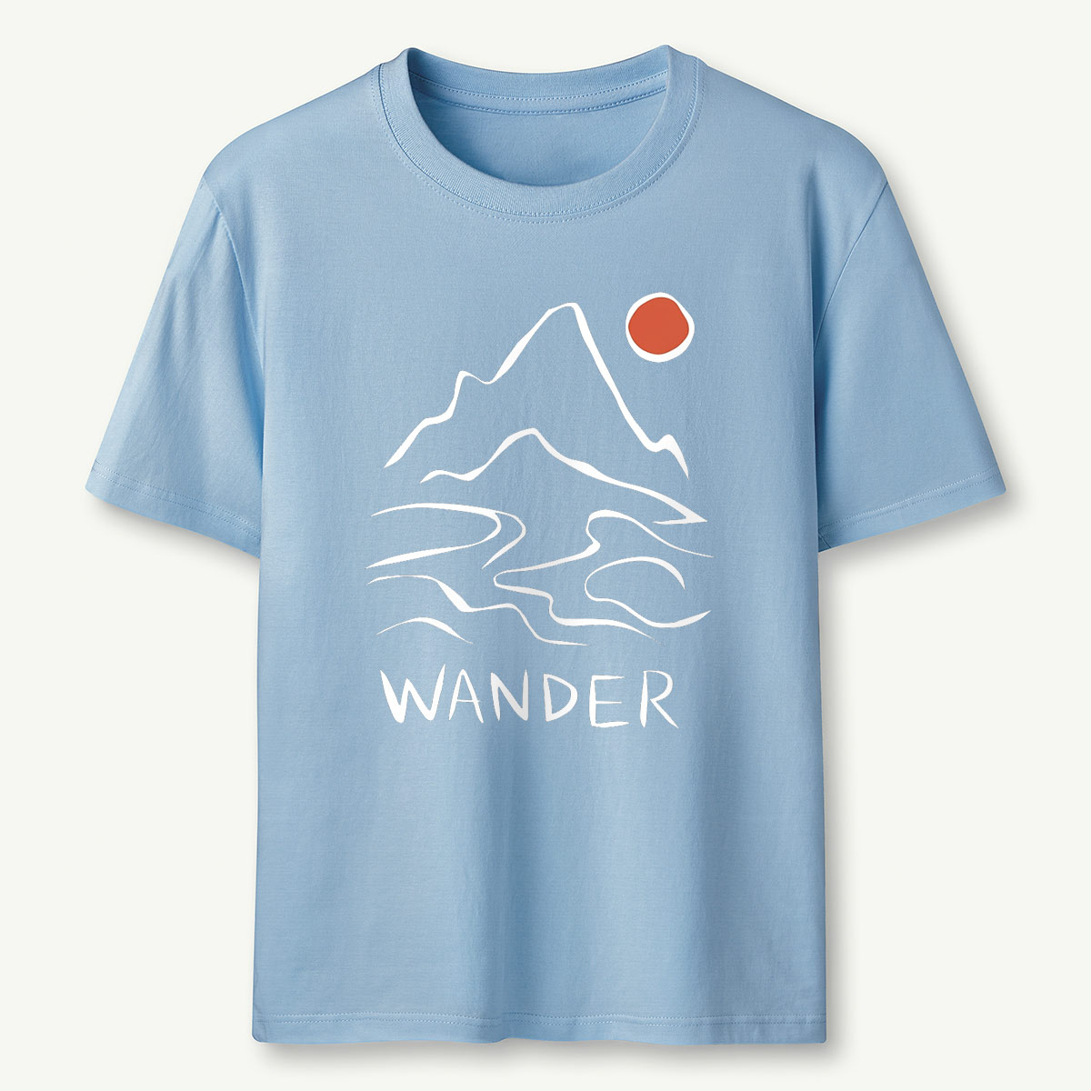 Minimalist Adventure Nature Wander Mountain T‑Shirt