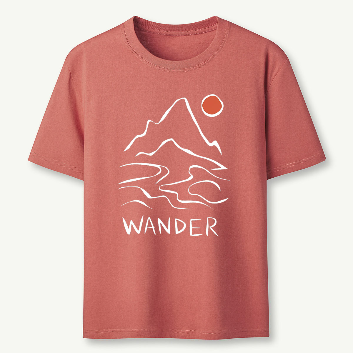 Minimalist Adventure Nature Wander Mountain T‑Shirt