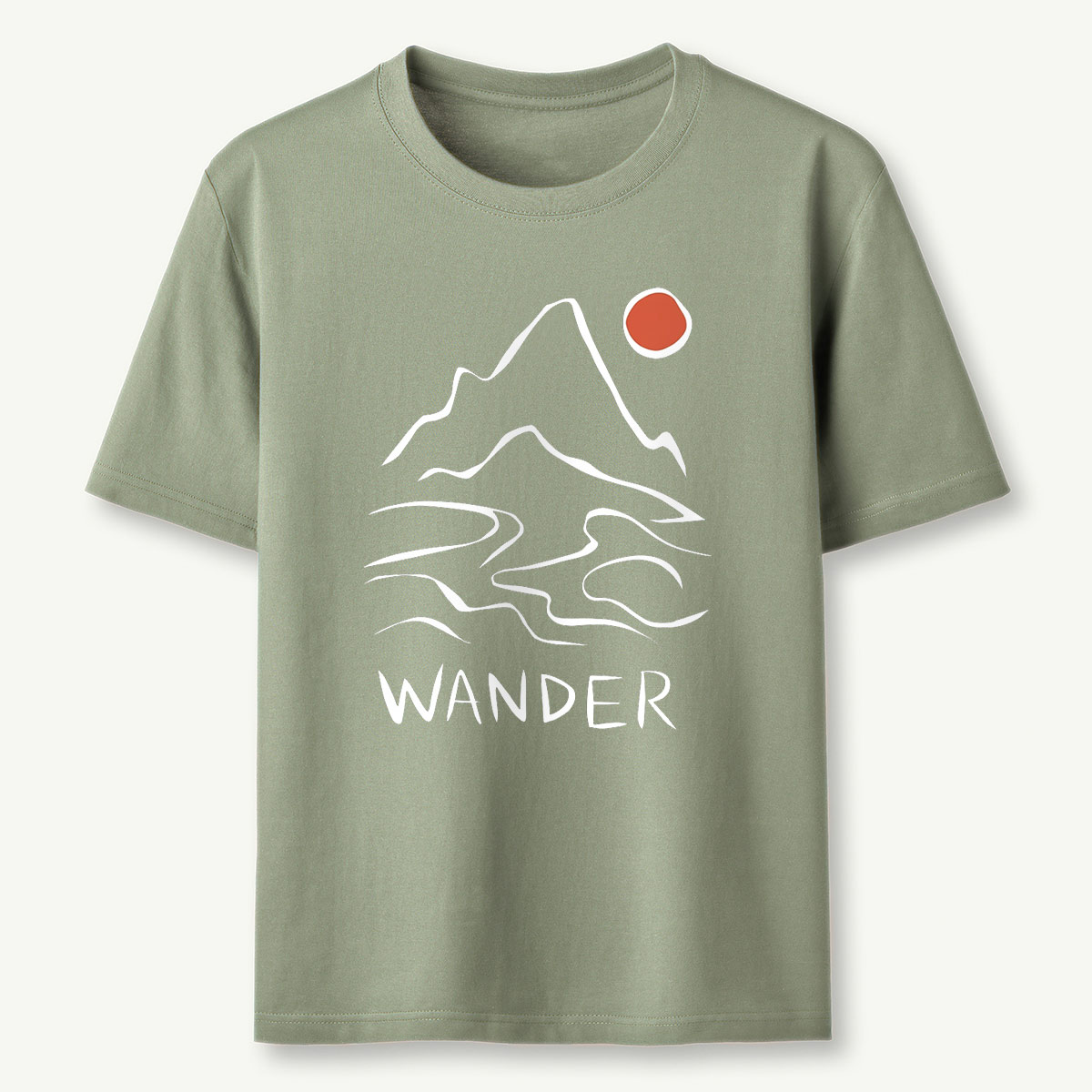 Minimalist Adventure Nature Wander Mountain T‑Shirt