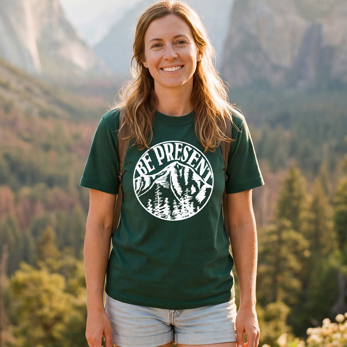 Be Present Mountain T-Shirt