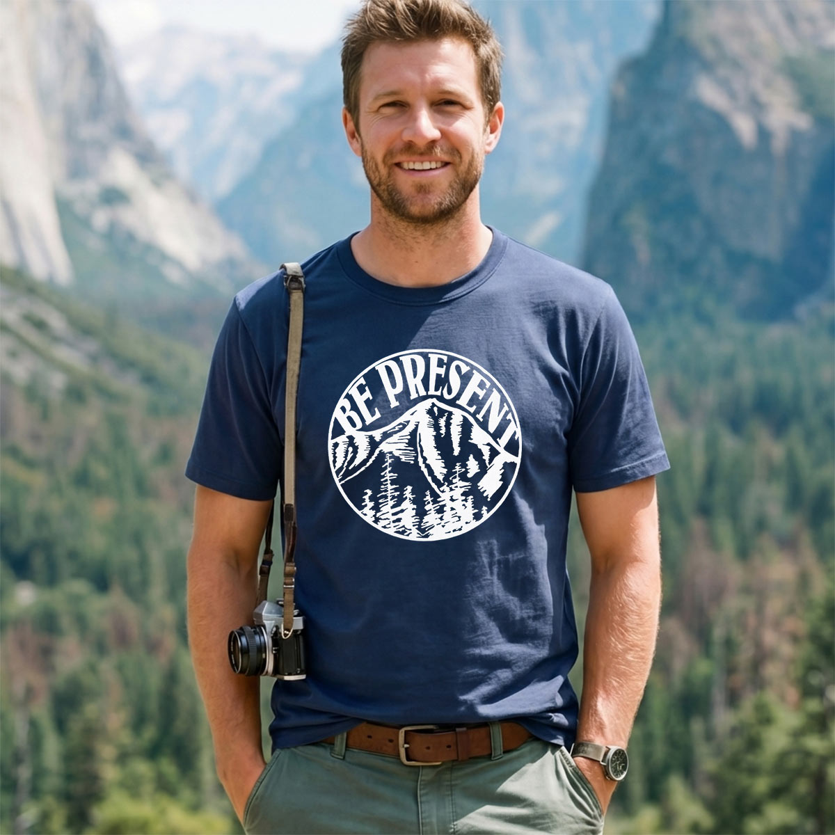 Be Present Mountain T-Shirt