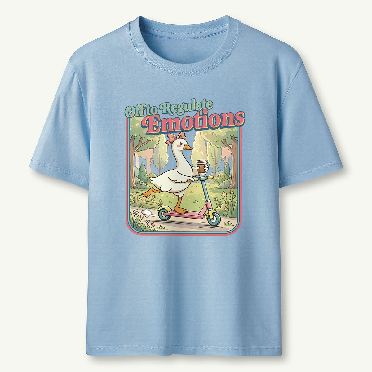 Funny Goose Teacher Off to Regulate Emotions T‑Shirt
