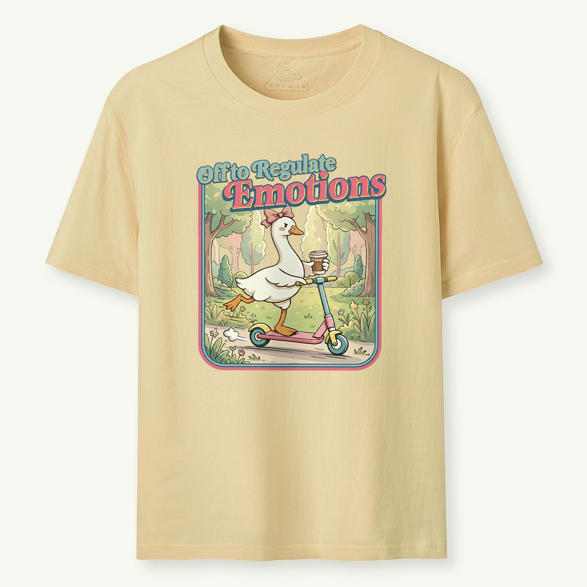 Funny Goose Teacher Off to Regulate Emotions T‑Shirt