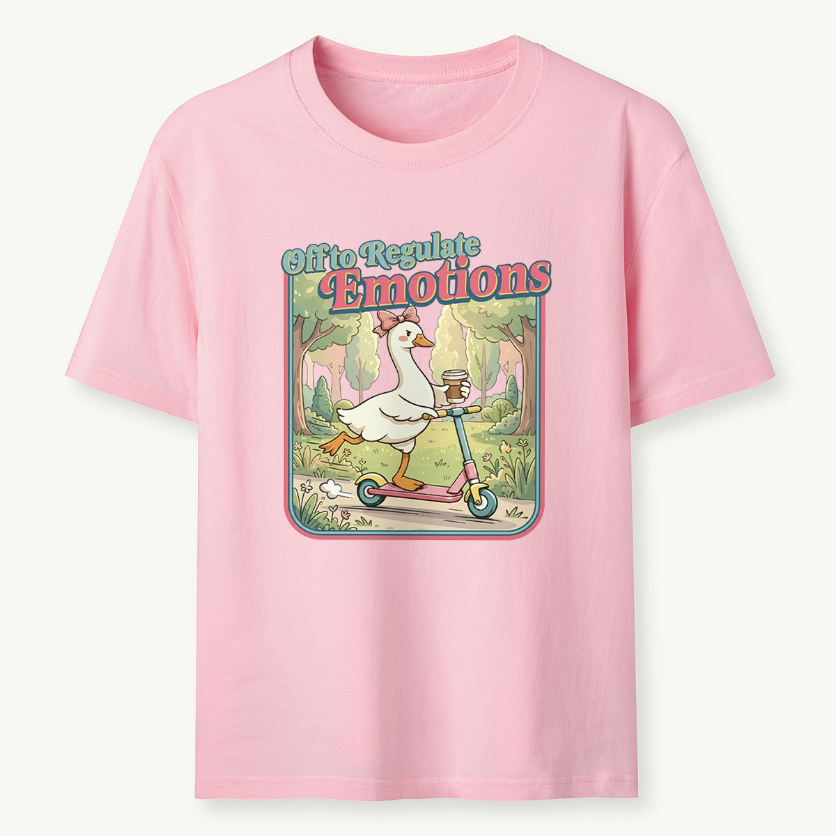 Funny Goose Teacher Off to Regulate Emotions T‑Shirt