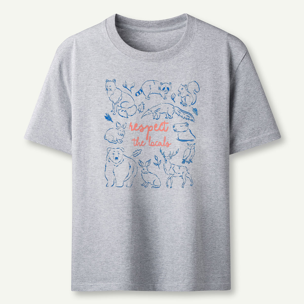 Wildlife Animal Respect the Locals T‑Shirt