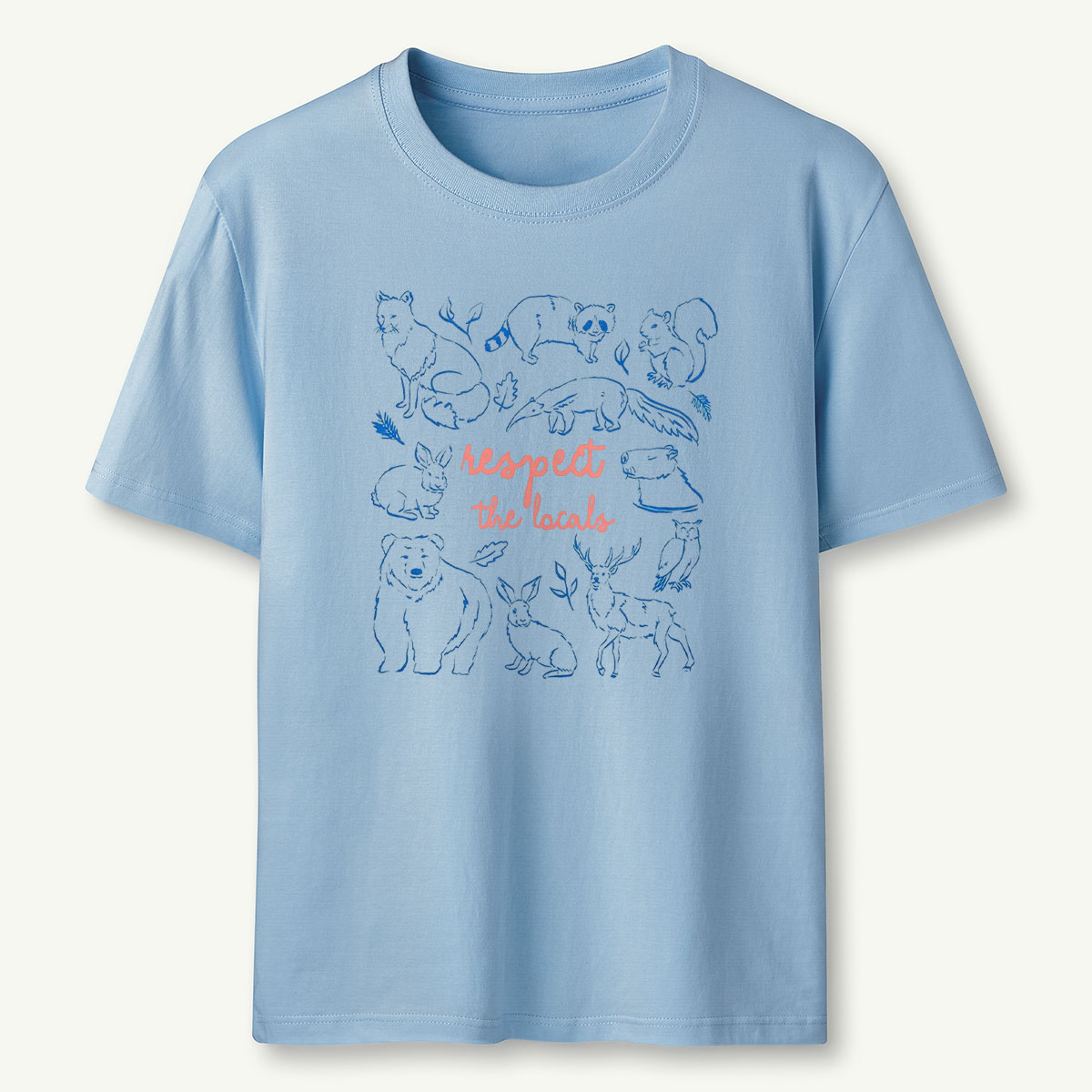 Wildlife Animal Respect the Locals T‑Shirt