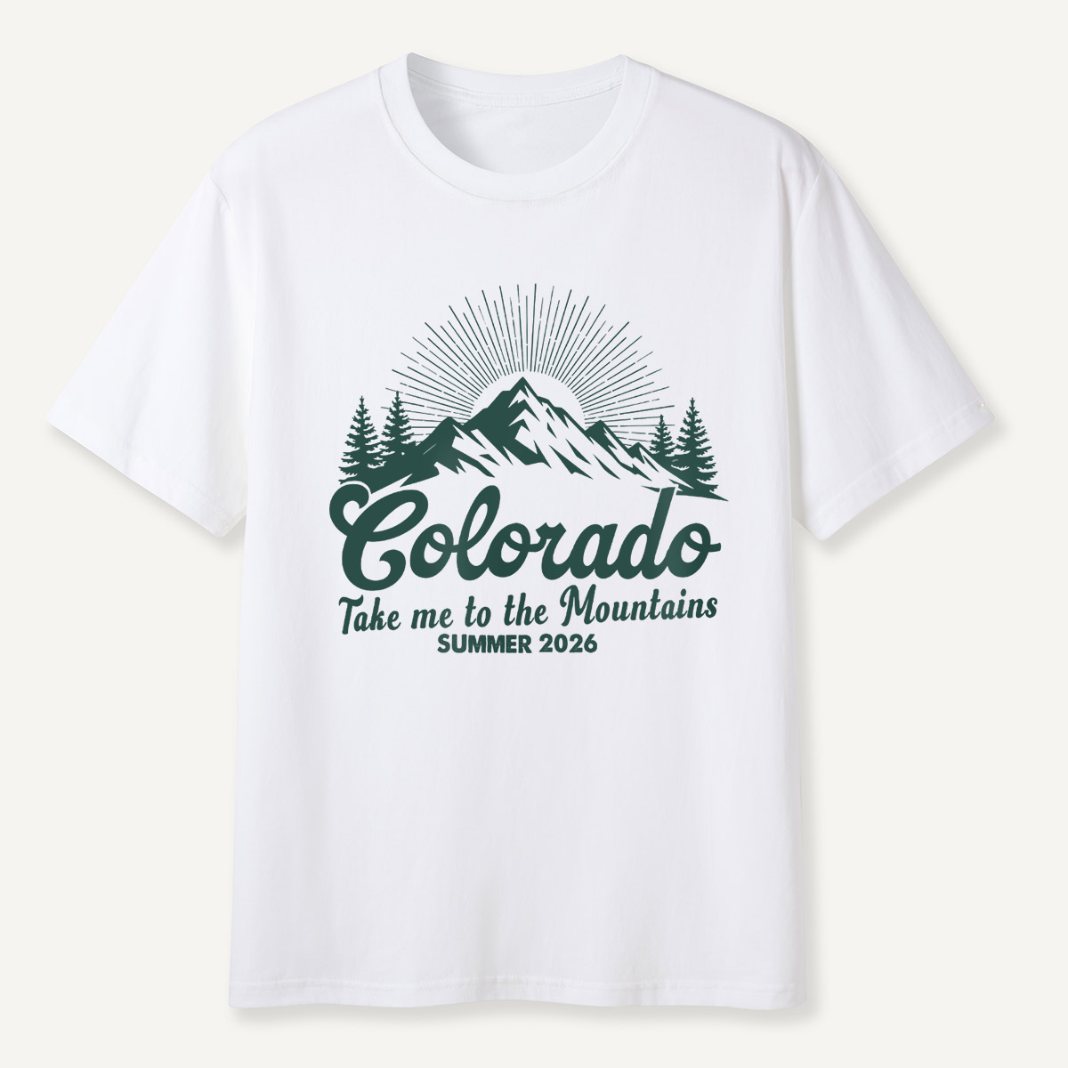 Colorado Mountains Summer 2026 Nature Wanderlust T-Shirt