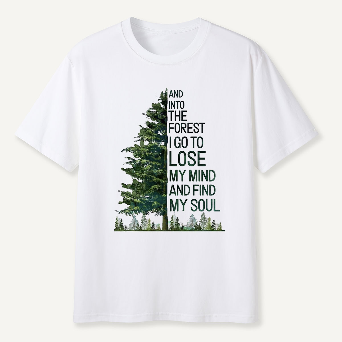 Tree Outdoor Hiking Adventure Forest Nature T-Shirt