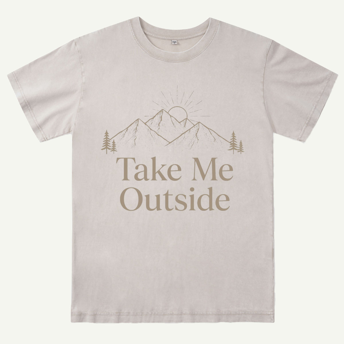 Take Me Outside Mountain Washed T-Shirt