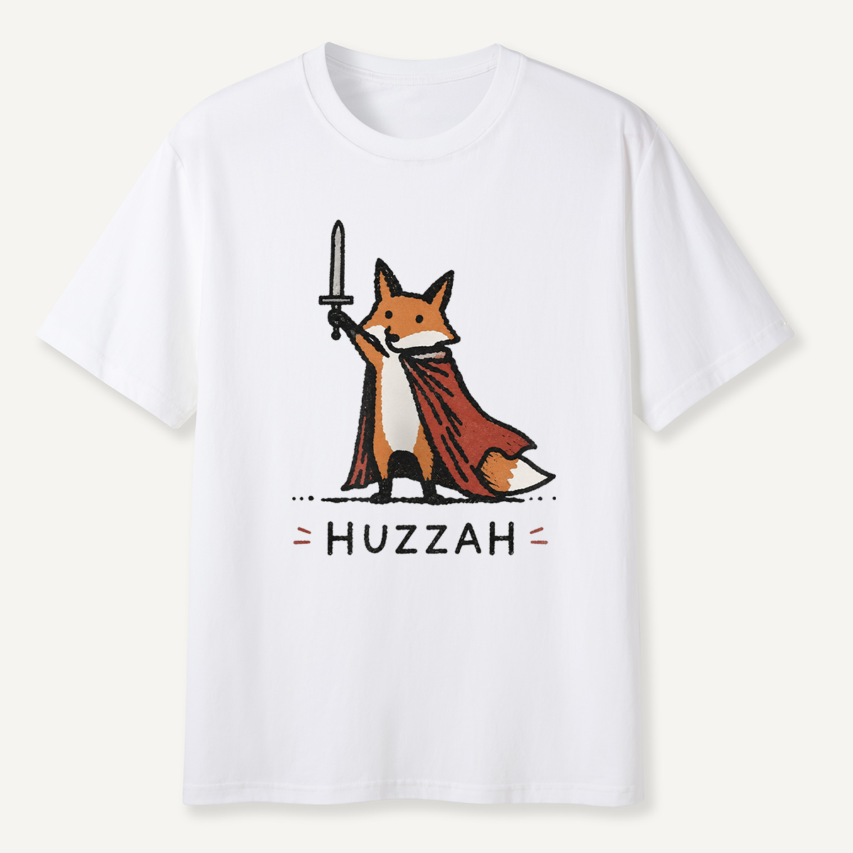 Huzzah Fox Knight T-Shirt