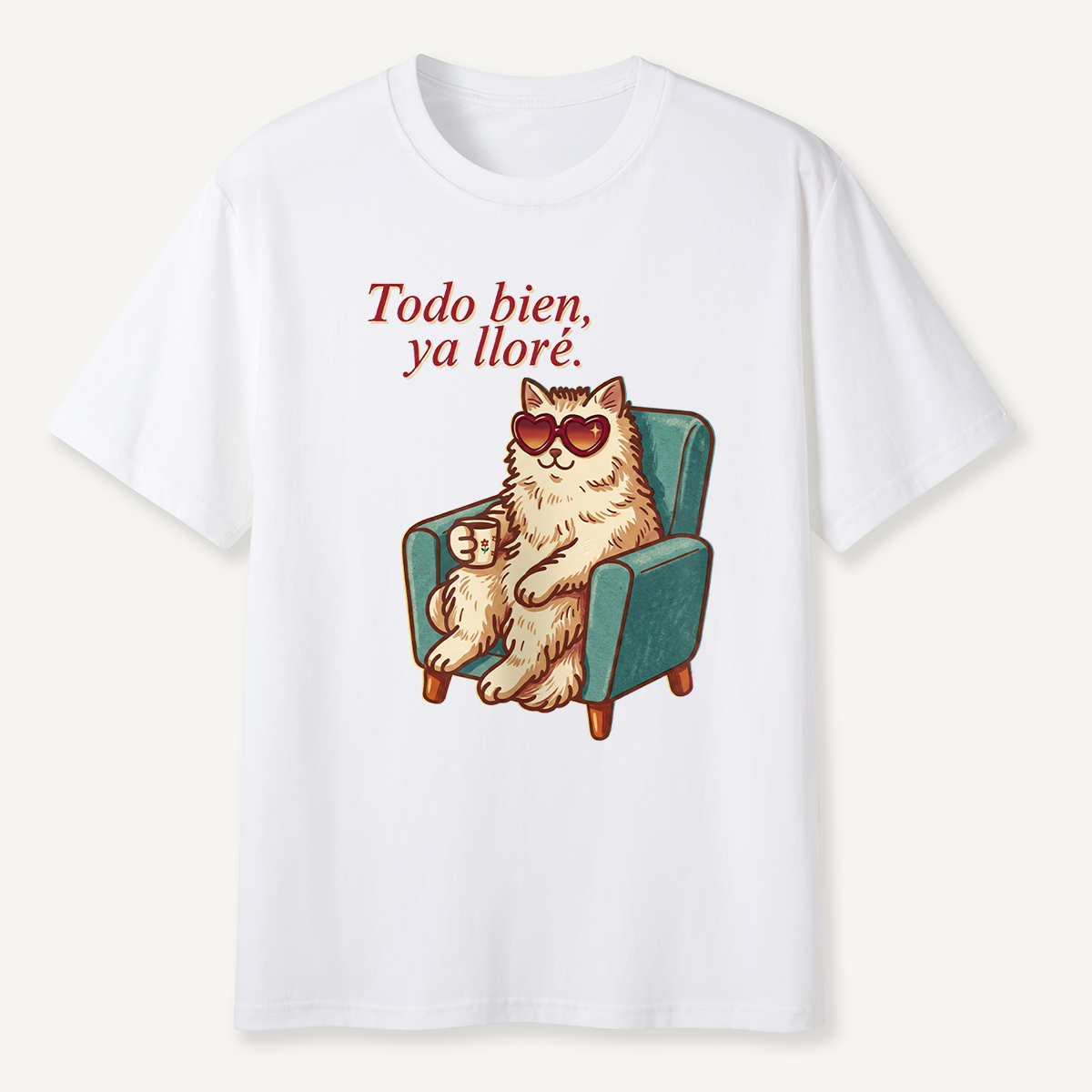 Coffee Cat Relax T-Shirt