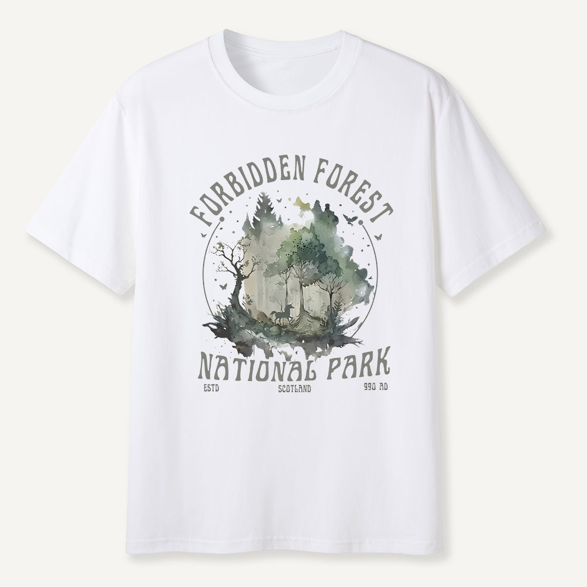 Forbidden Forest National Park Watercolor T-Shirt