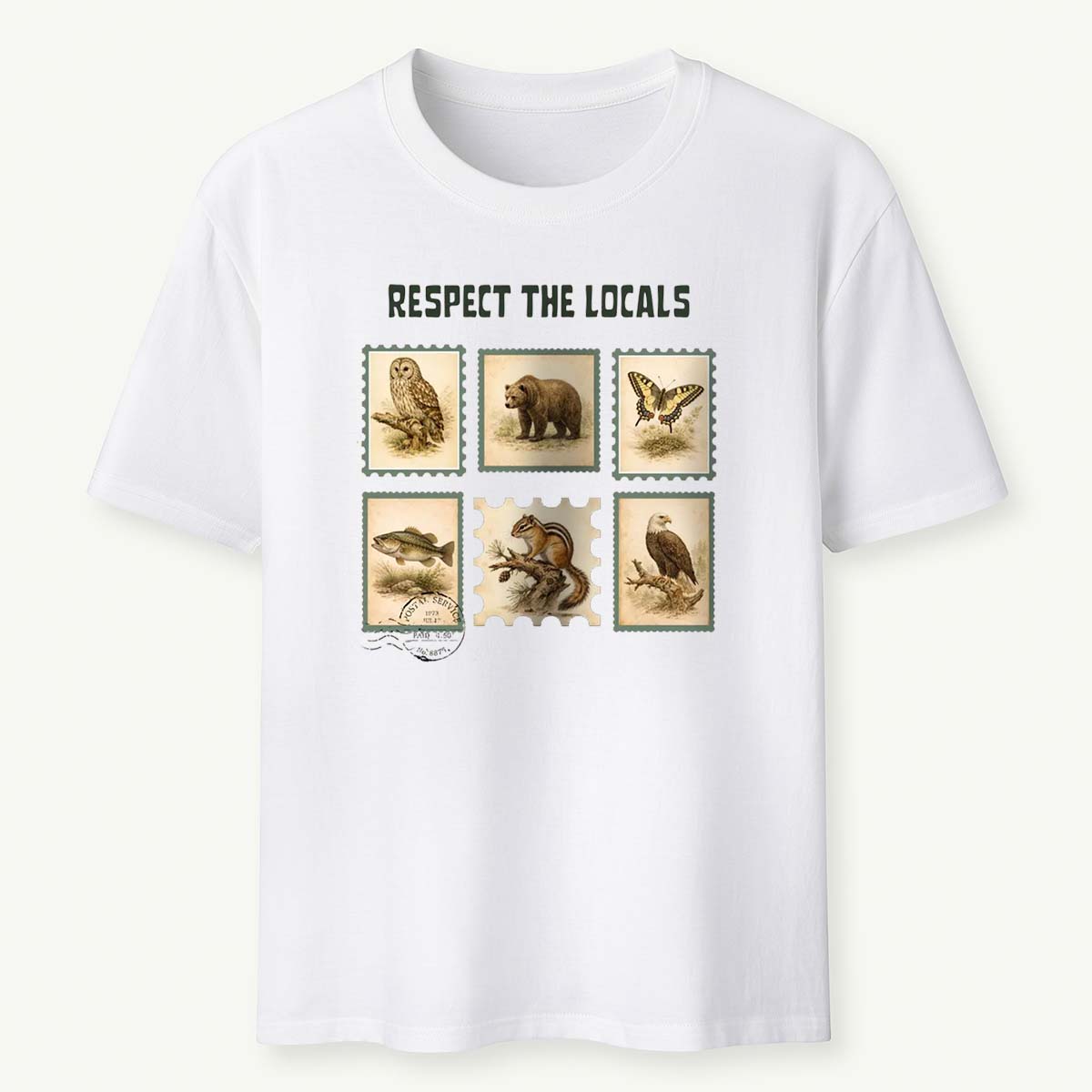 Respect The Locals Earth Day Wildlife T-Shirt