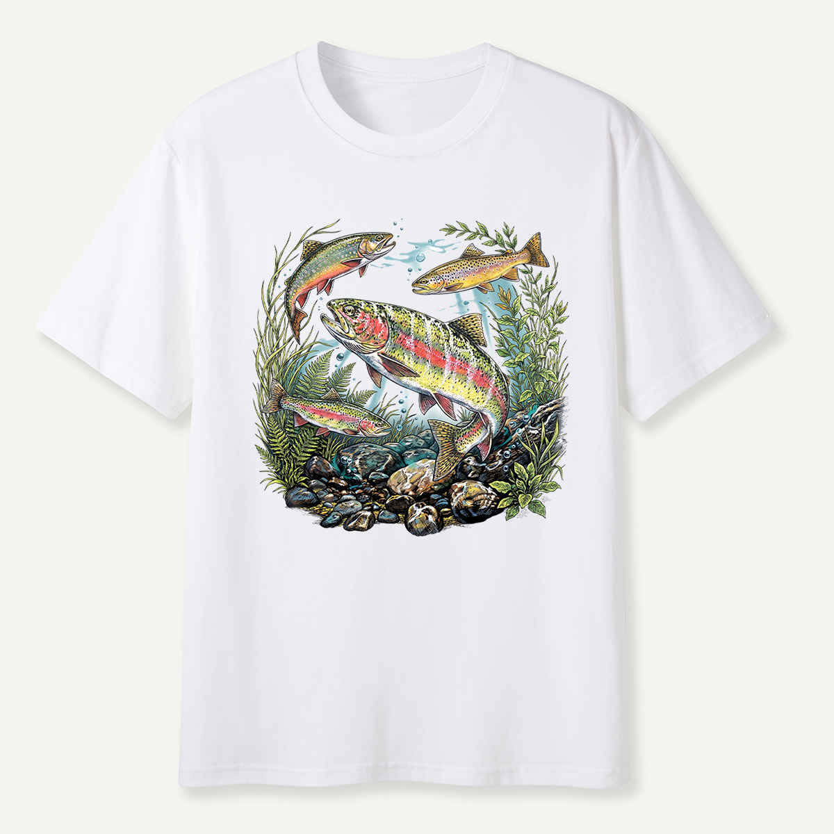 Trout Fishing Freshwater Fish Nature T-Shirt