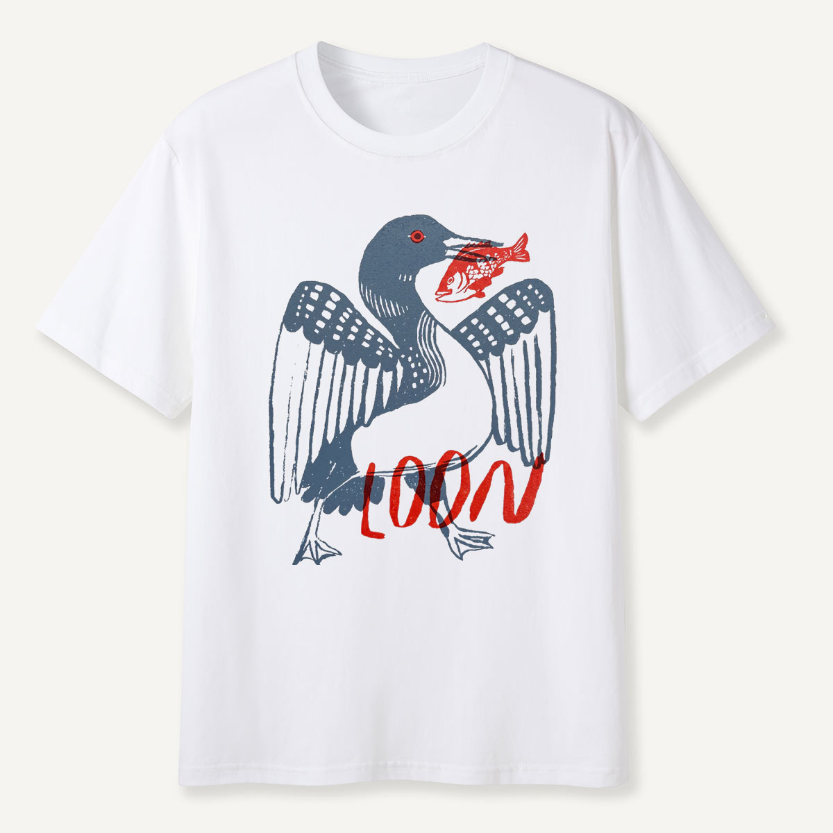Coastal Bird & Fish T-Shirt