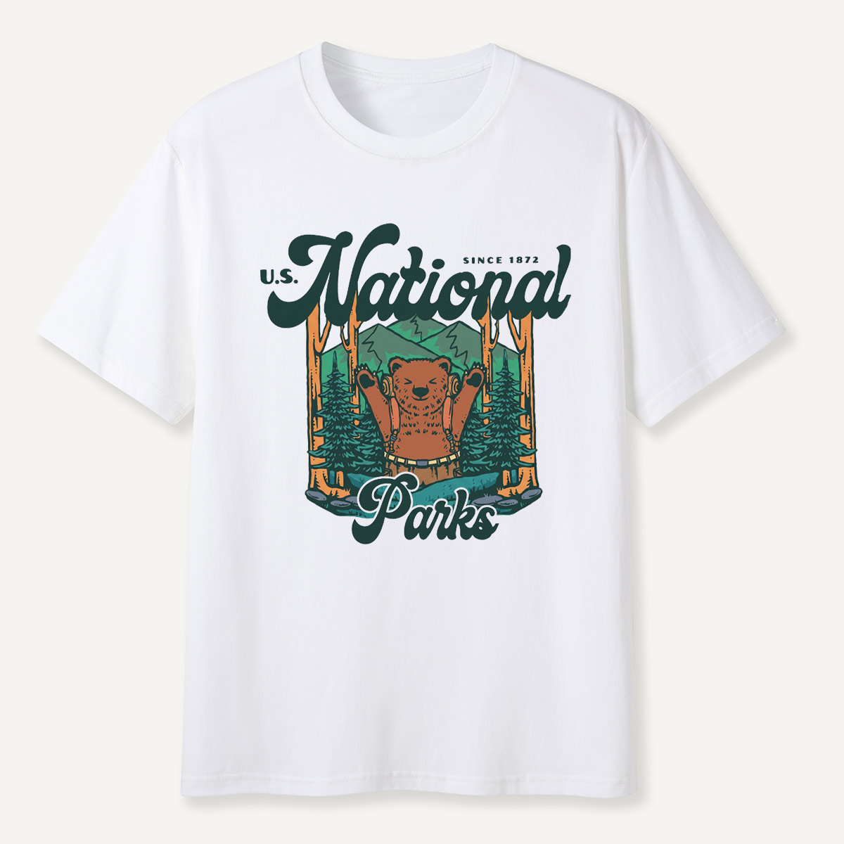 U.S. National Parks Camping Park Ranger Environmental T-Shirt