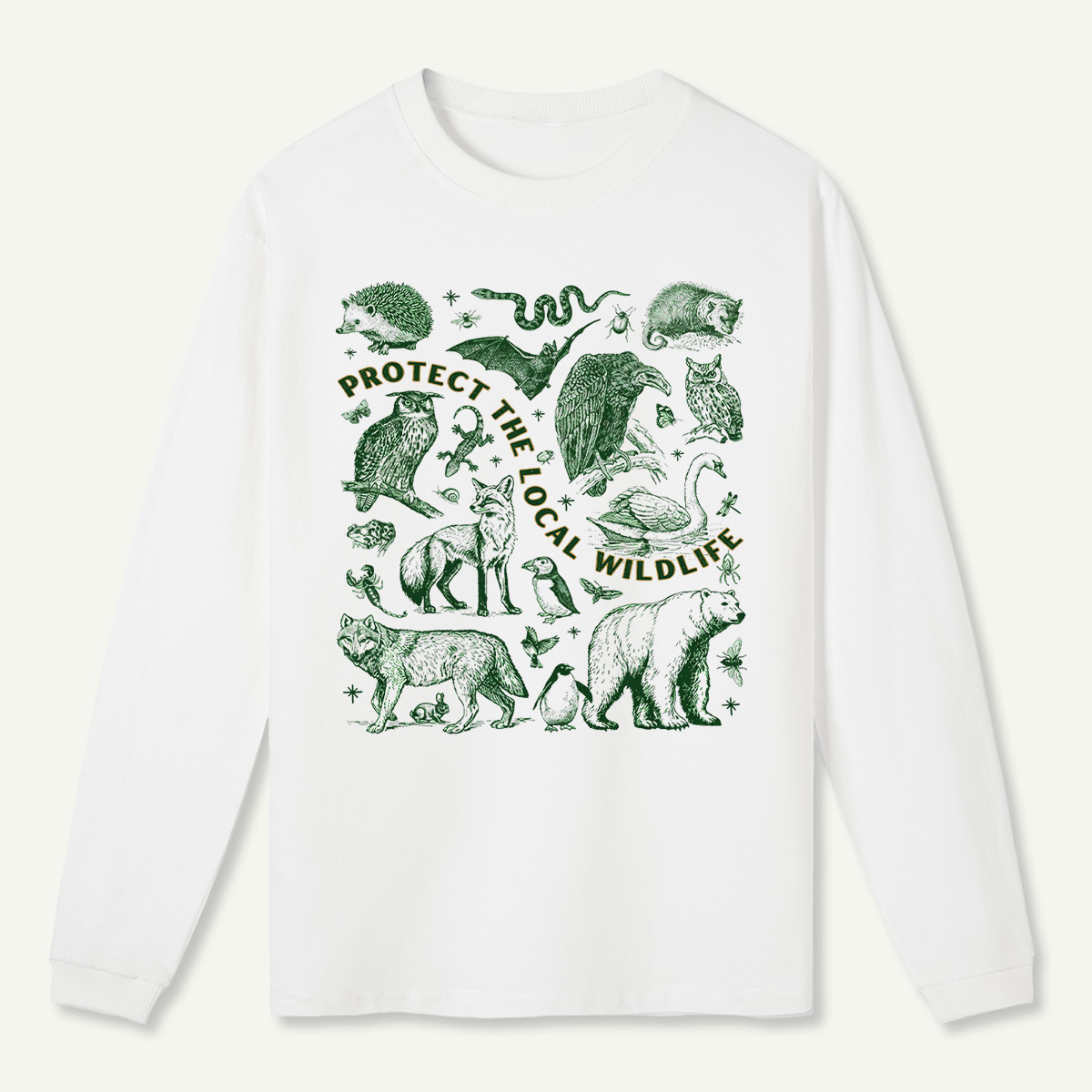 Protect the Local Wildlife Conservation Long Sleeve T-Shirt