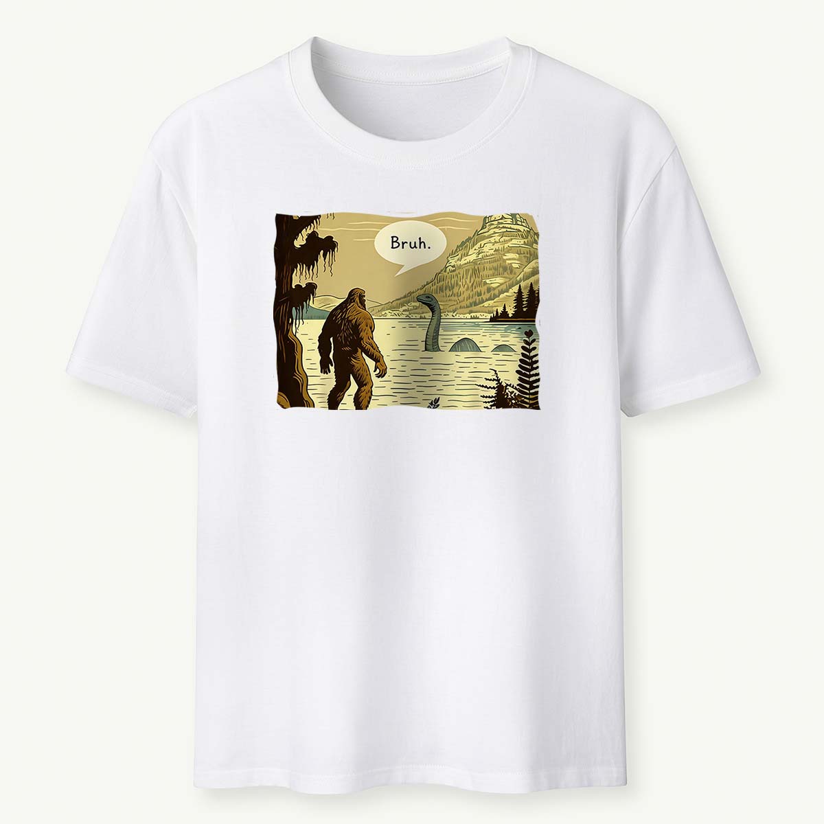Sasquatch Loch Ness Monster Classic T-Shirt