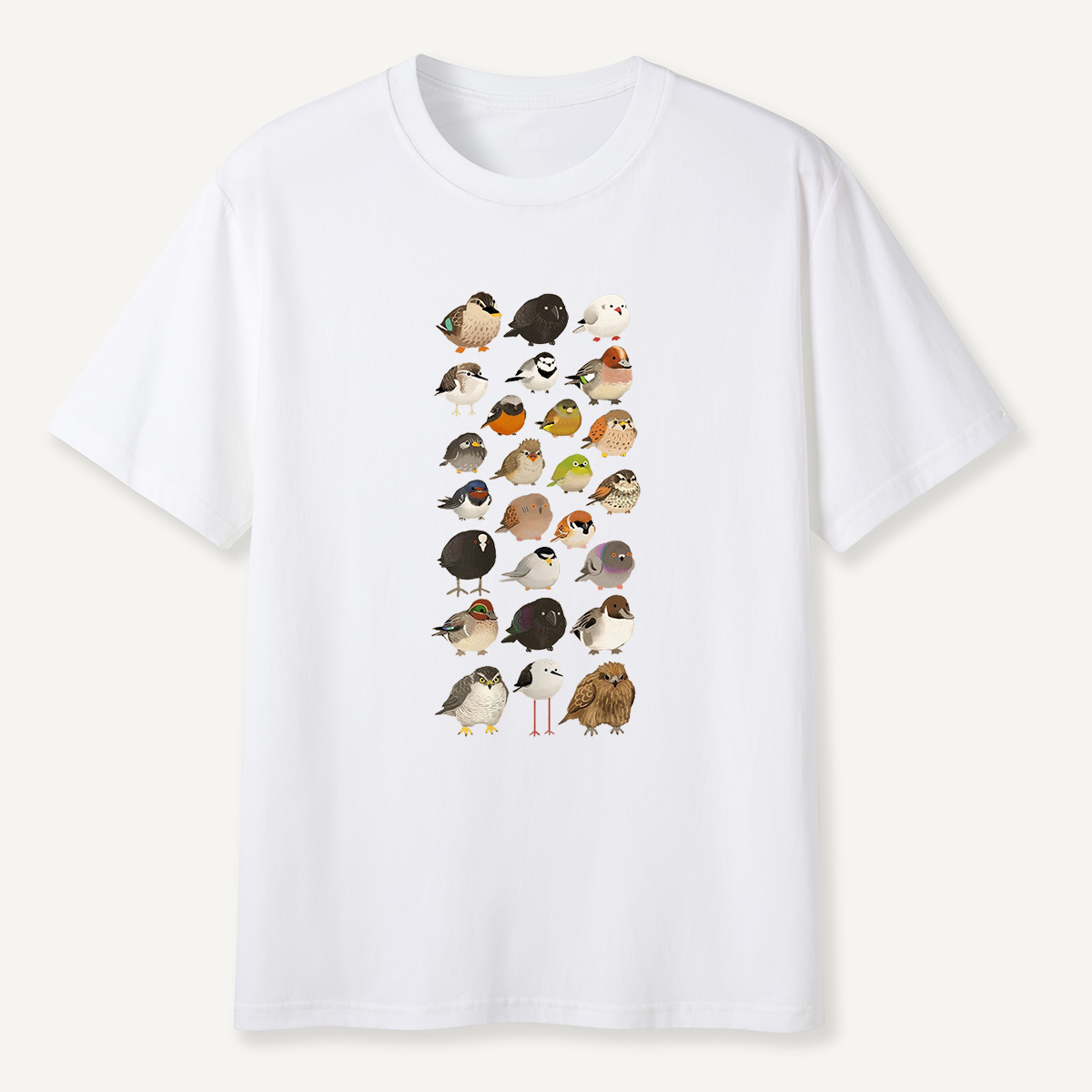 Bird Species Illustration T-Shirt