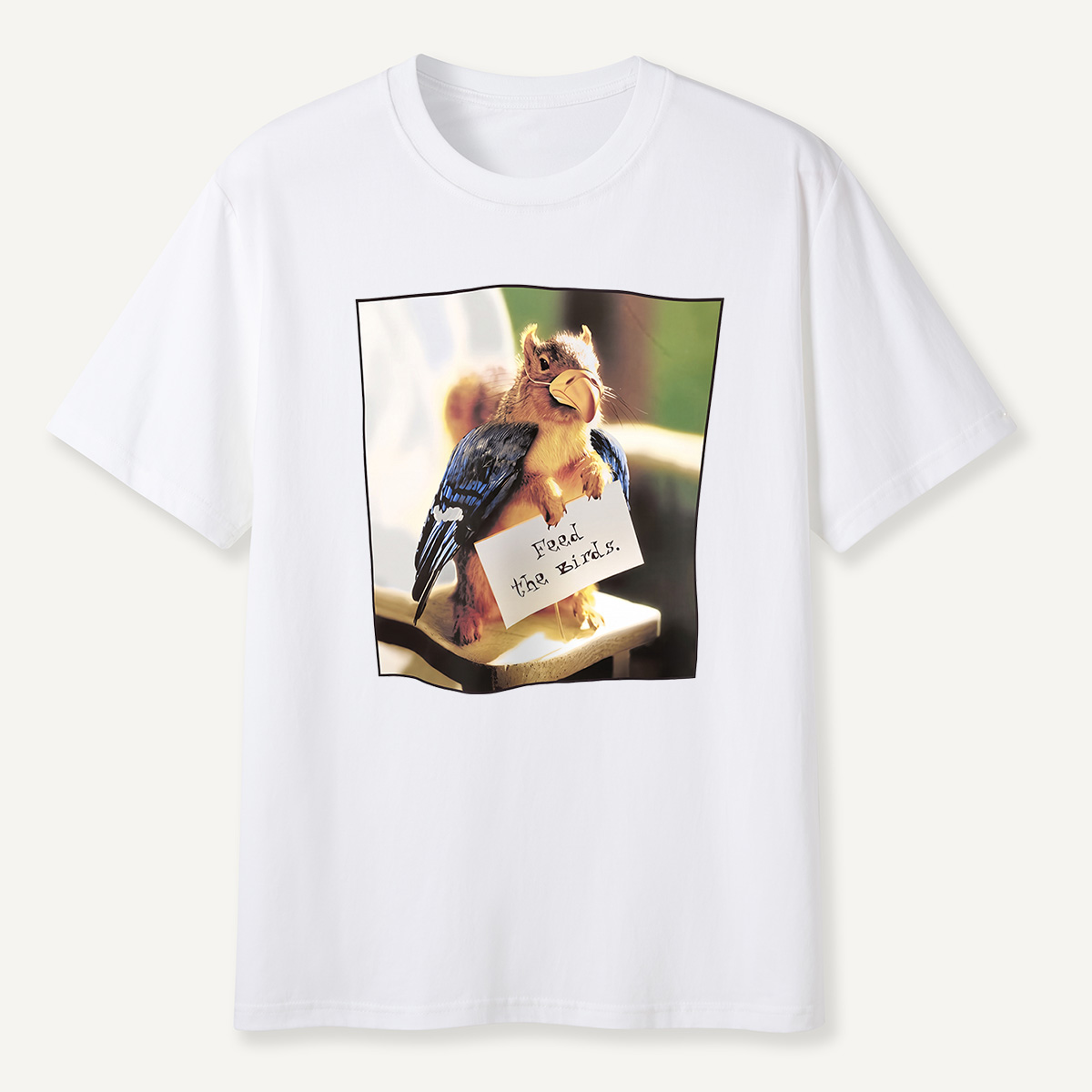 MDCTBYWY26071703Retro Feed The Birds T-Shirt