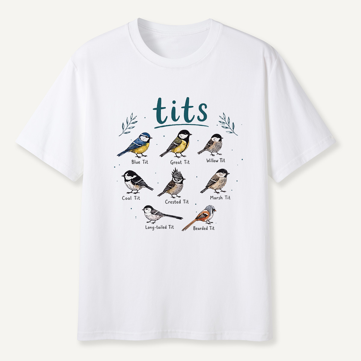 MDCTBYWY26072003 British Tits Identification T-Shirt
