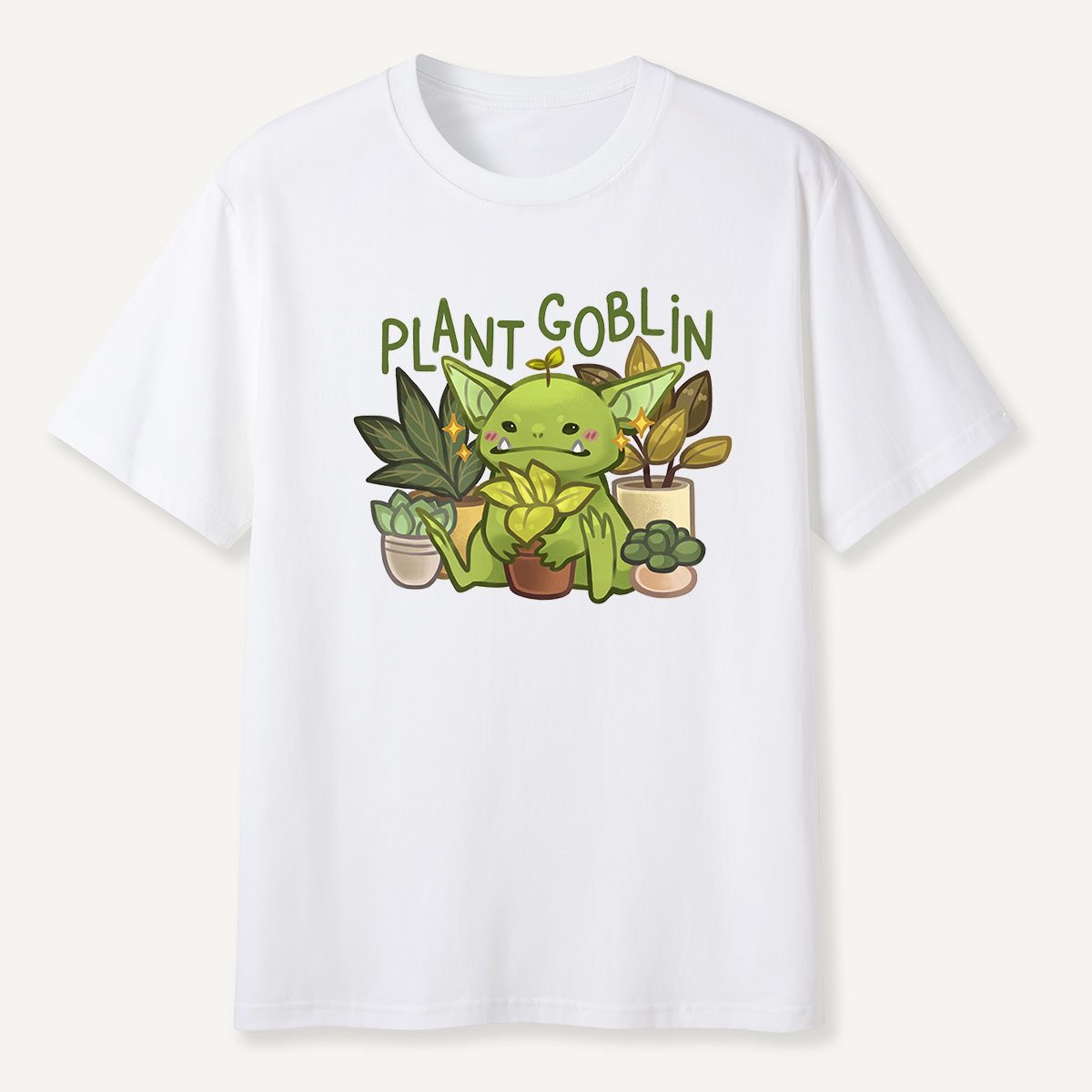 MDCTBYWY26072404 Plant Goblin T-Shirt