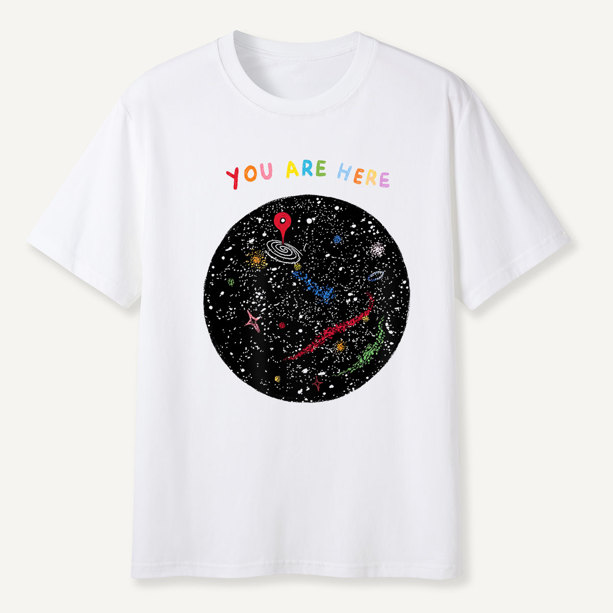 MDCTBYWY26072410 You Are Here T-Shirt