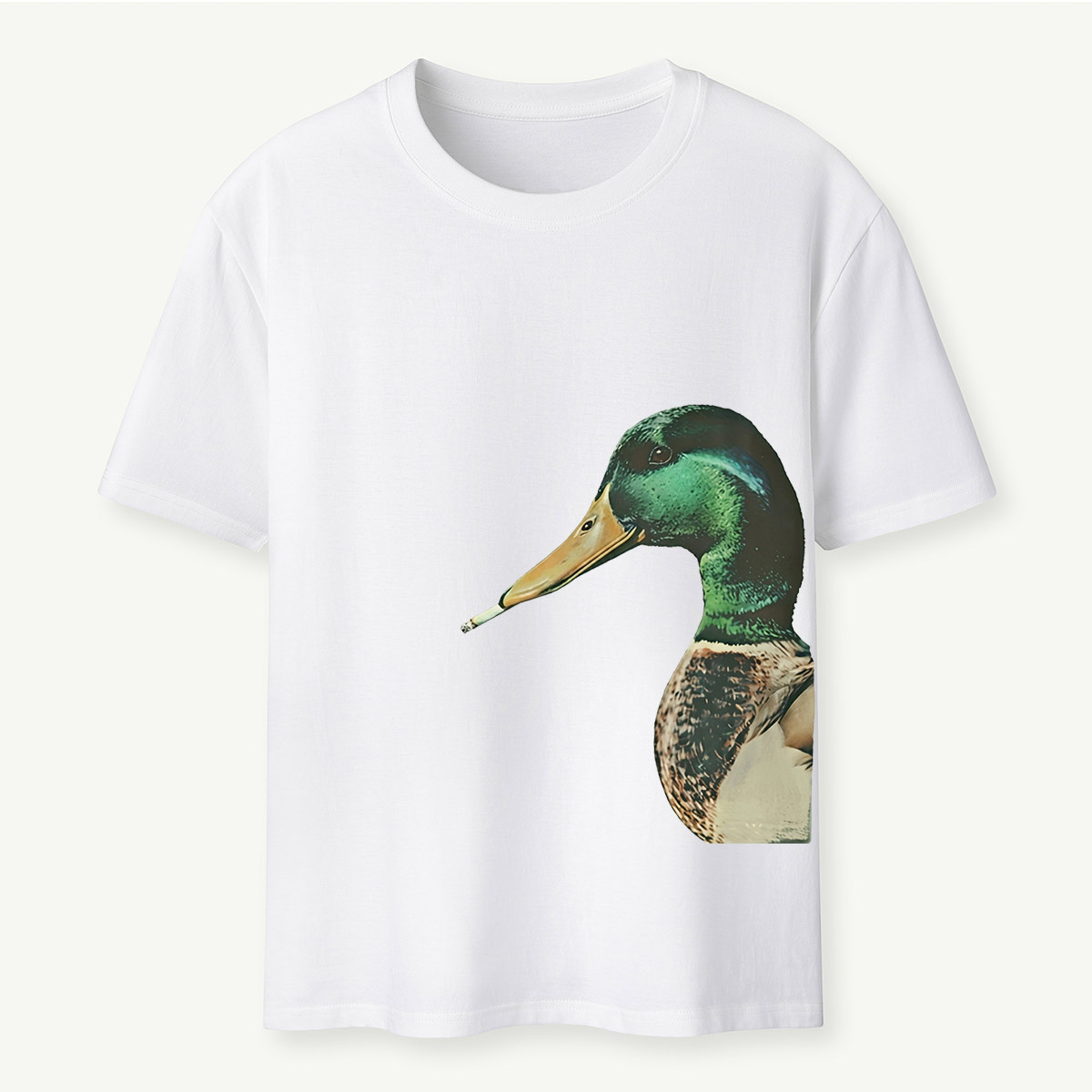 Retro Humor Funny Duck T‑Shirt