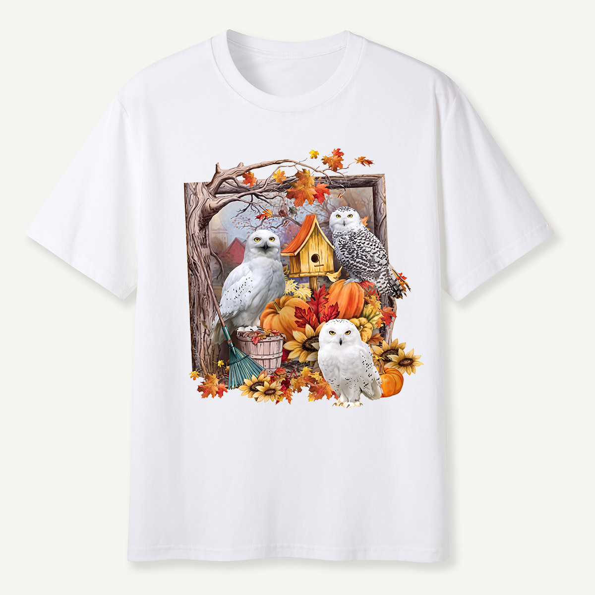 Autumn Snowy Owls T-Shirt